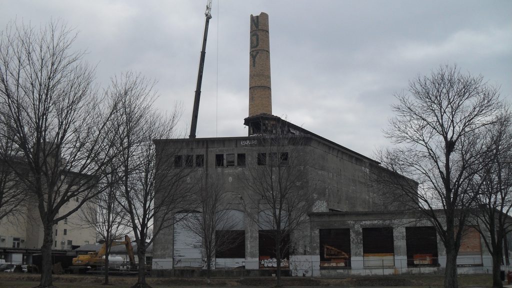 Grundy Powerhouse brownfield project before redevelopment